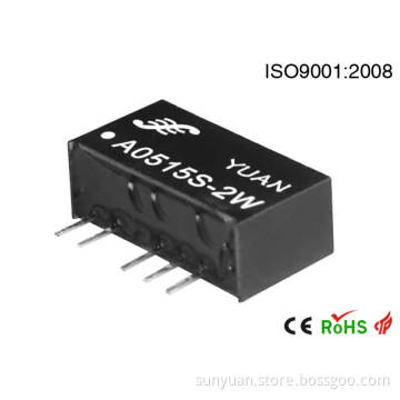 DC to DC Converter Fixed Input Unregulated Dual Output (A S/D 2W)